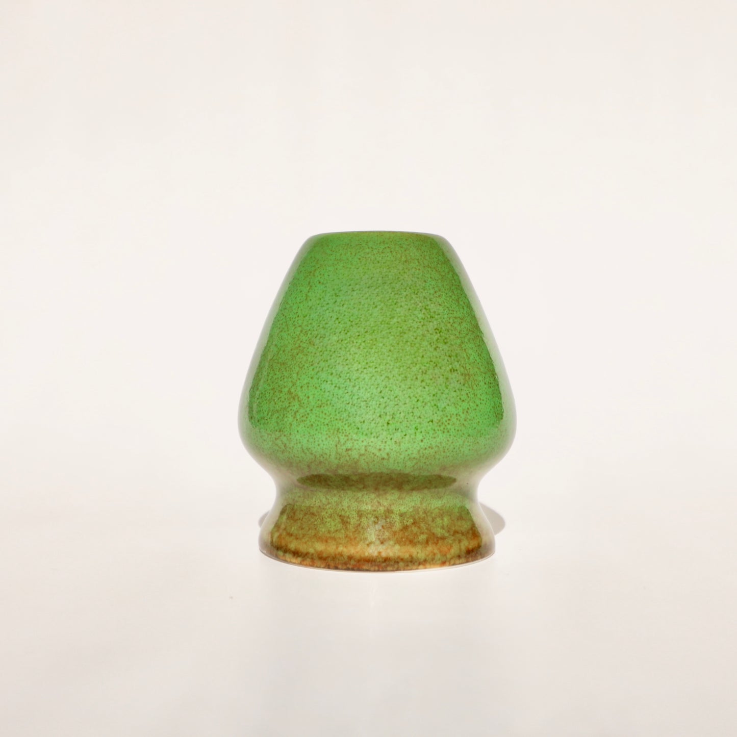 GREEN MARBLED WHISK STAND