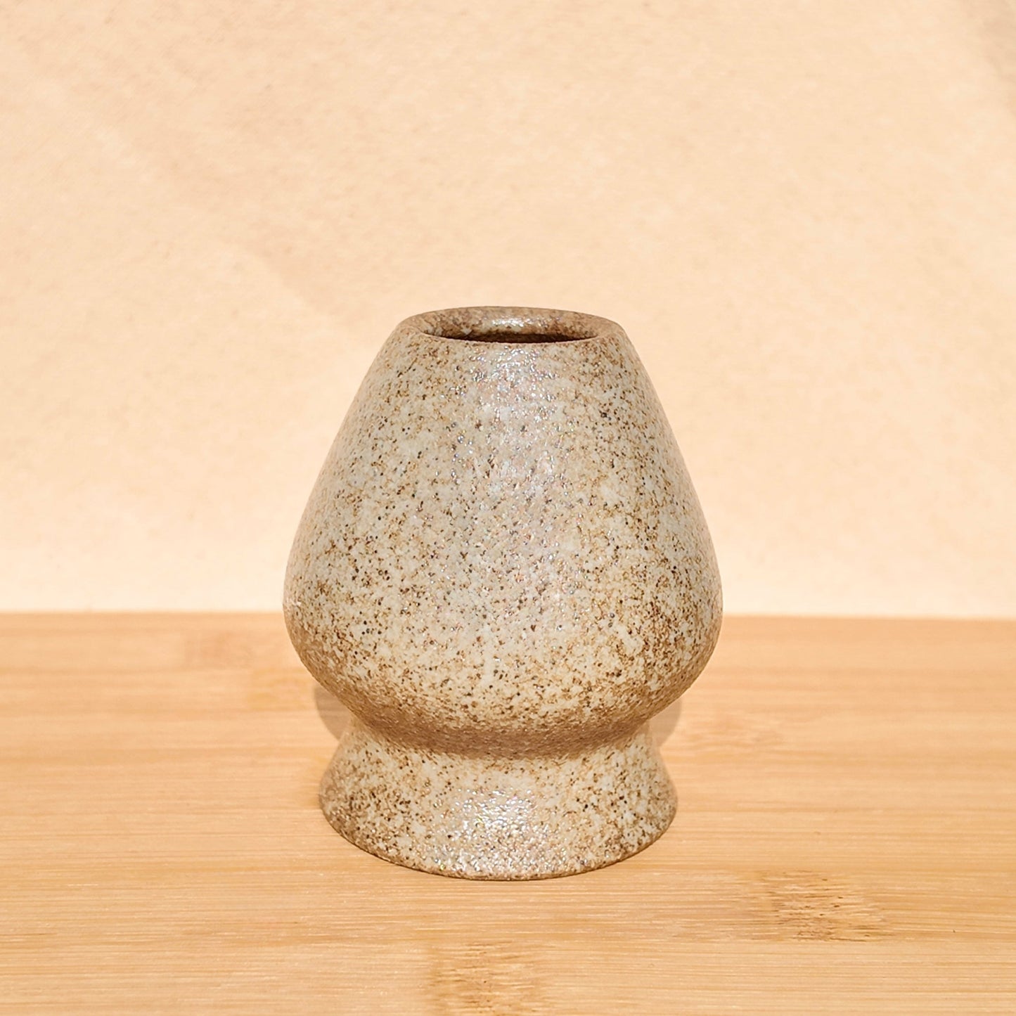GREY SPECKLED WHISK STAND