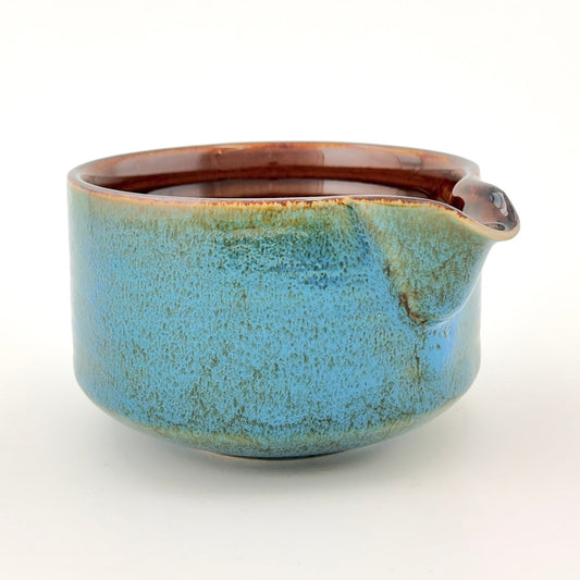 BLUE MARBLED MATCHA BOWL