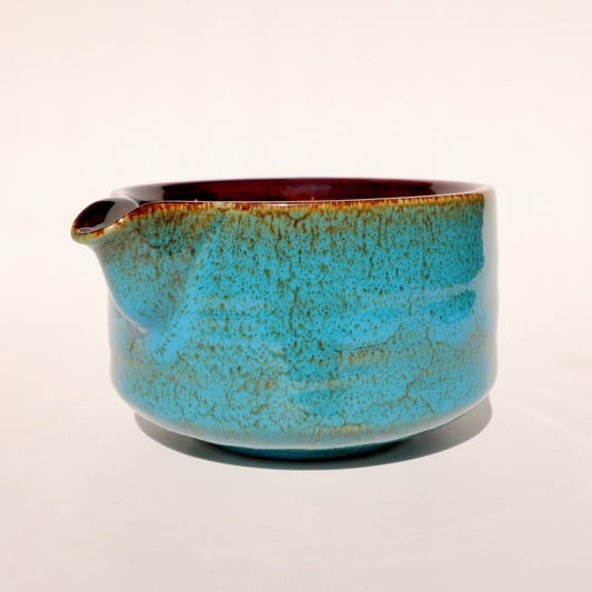 BLUE MARBLED MATCHA BOWL