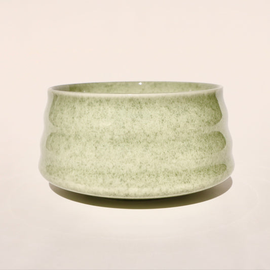 GREEN SPECKLED MATCHA BOWL