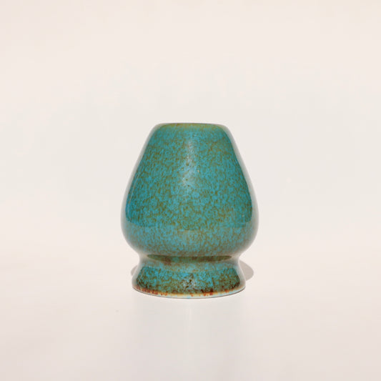 BLUE MARBLED WHISK STAND