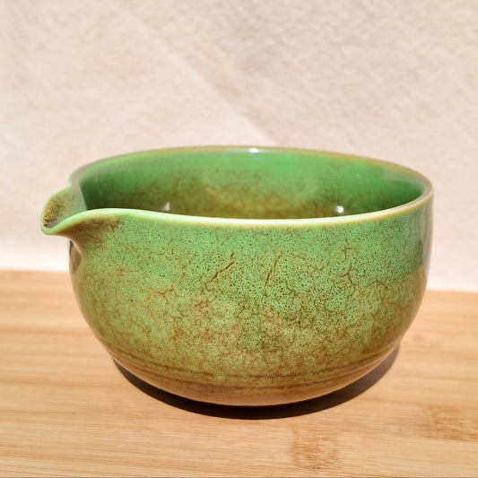 GREEN MARBLED MATCHA BOWL