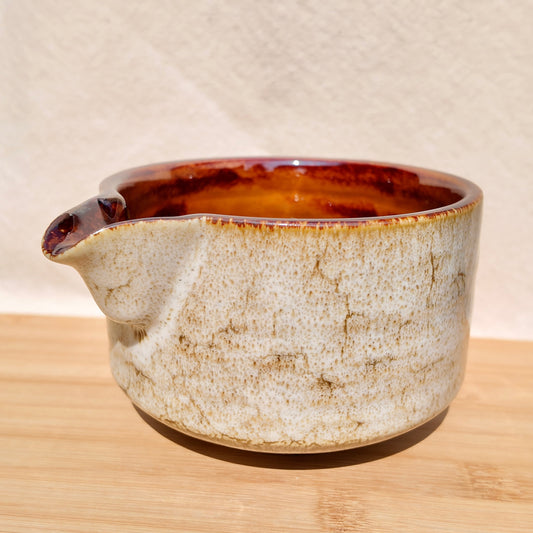 GREY MARBLED MATCHA BOWL